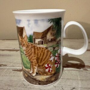 Dunoon England Farmyard Cats mug designed by Richard Partis